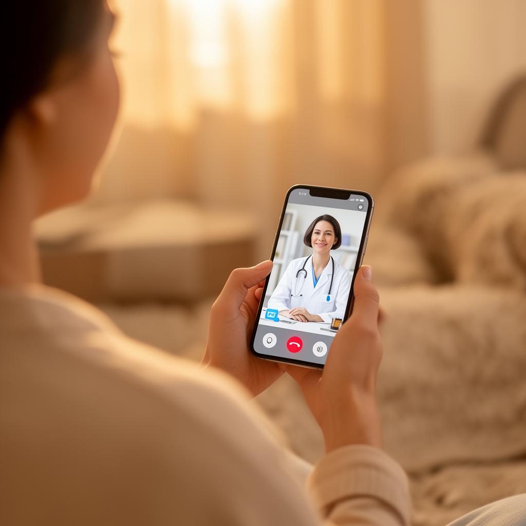 First visit telehealth consultation